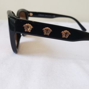Versace Gold Embossed Sunglssses